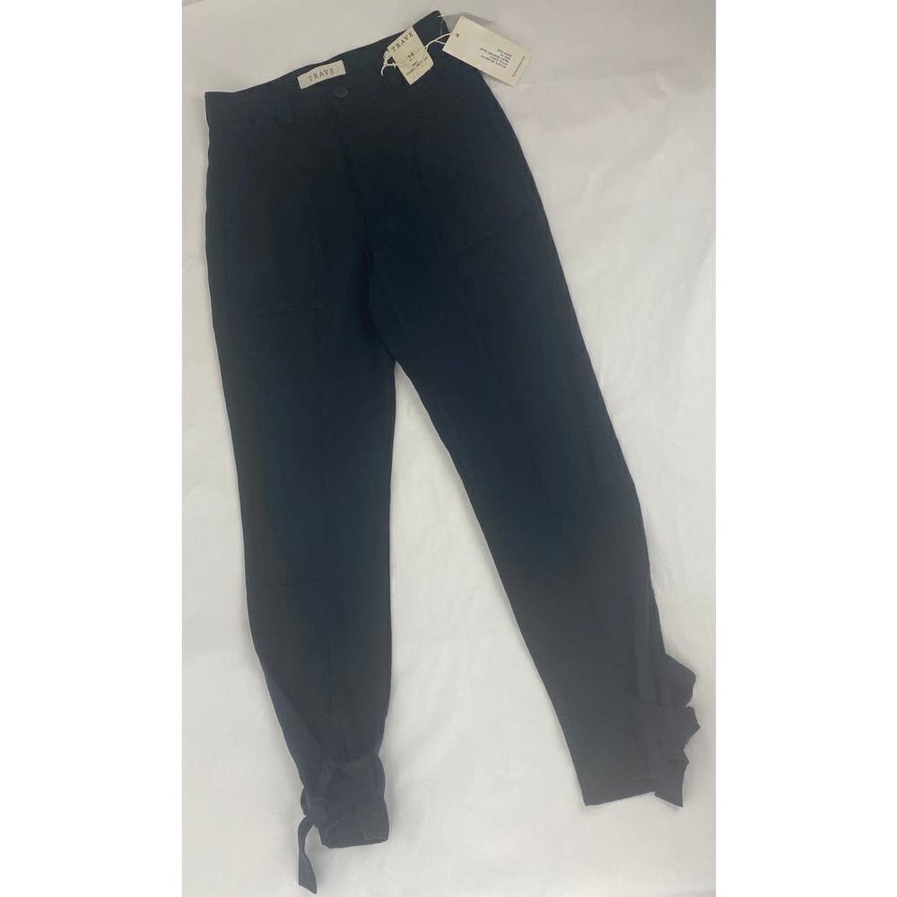 Nwt Trave Darcy Cinched Ankle Trouser Newport Blue Wash - Size 25